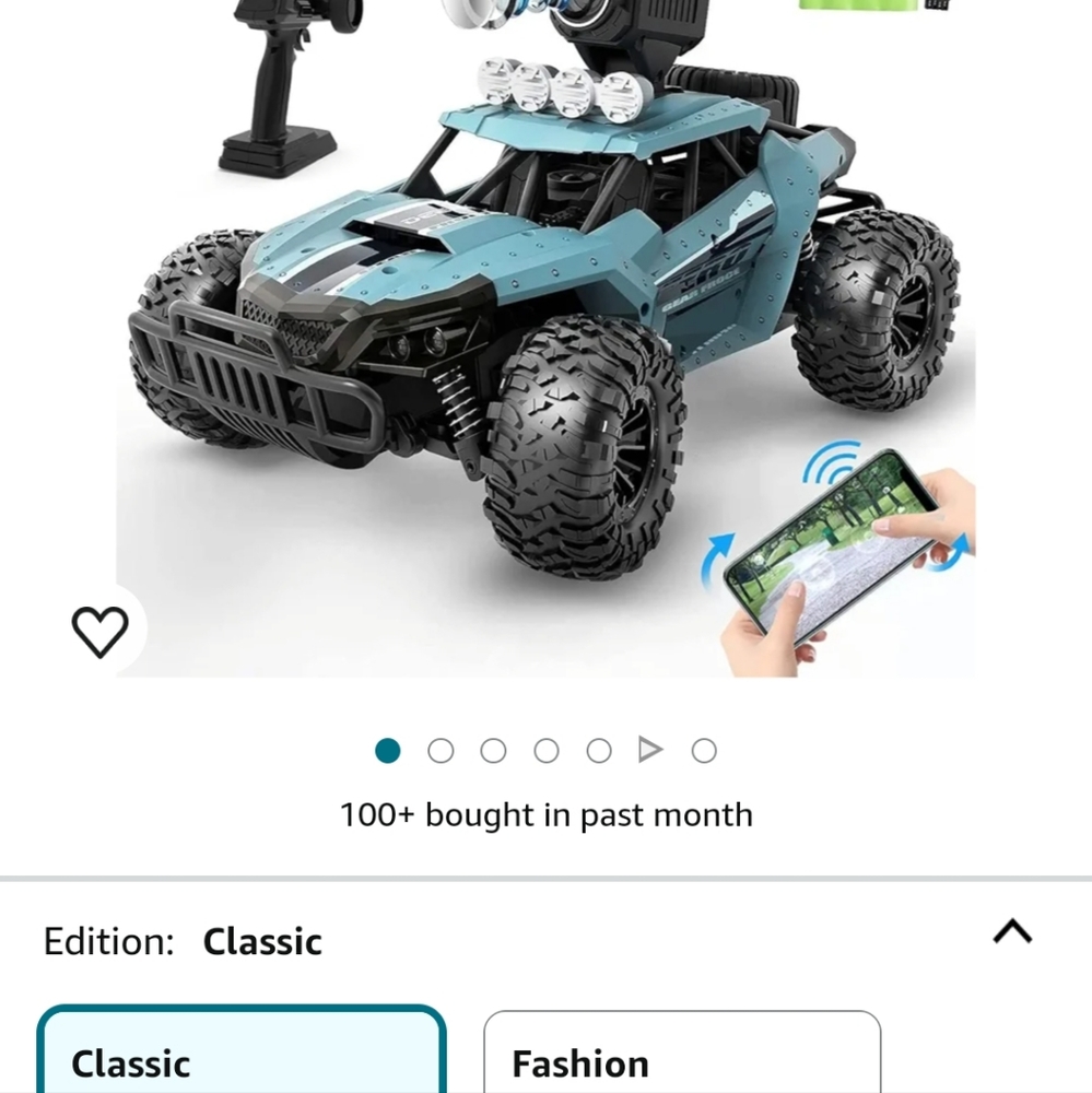 Brand new in box remote control car with camera